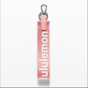 NWT Never Lost Keychain in Pink and White